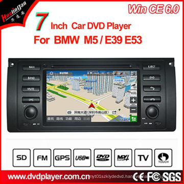 Windows Ce Car DVD Player for BMW 5 Series GPS Tracker with GPS Navigation Hualingan